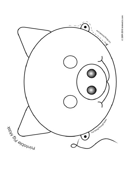 (PDF) Printable Pig Mask - Coloring Page - Woo! Jr - DOKUMEN.TIPS