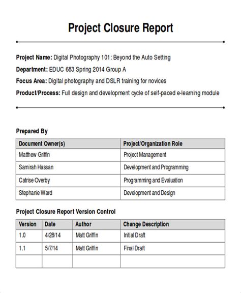 FREE 25+ Sample Project Reports in MS Word | Google Docs | Apple Pages