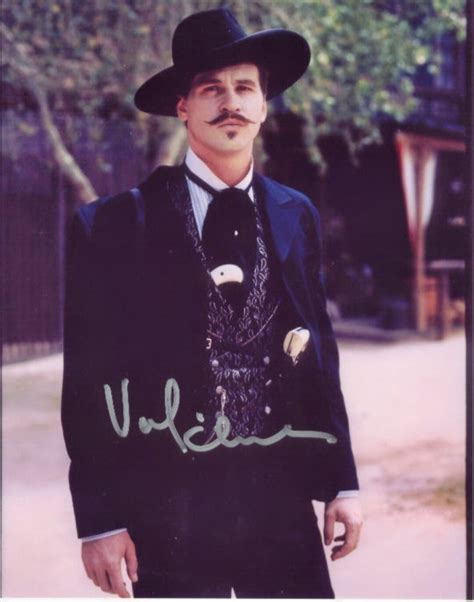 Val Kilmer in Tombstone Autograph Reprint Photo LOOK Signed Autograph ...