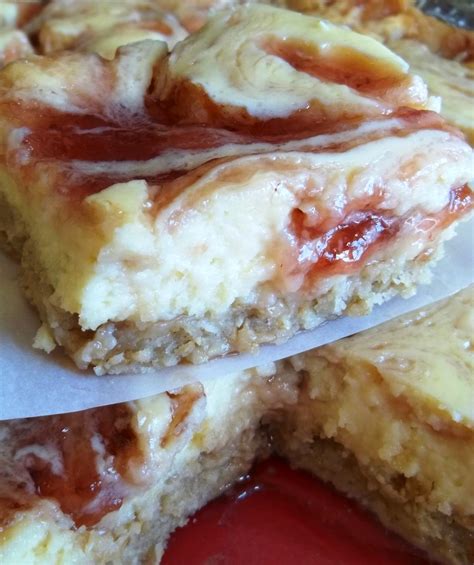 Christy's Cooking Creations: Strawberry Swirl Cheesecake Bars