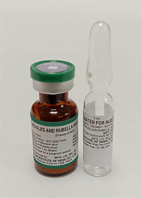 Measles and Rubella Vaccine, Live, Attenuated | WHO - Prequalification of Medical Products (IVDs ...