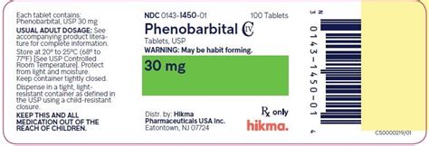 Phenobarbital - FDA prescribing information, side effects and uses