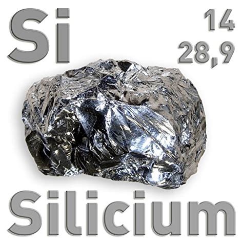 Silizium Halbmetall - Silicium - 1 Stück ca. 100 g (100 ± 10 g ...