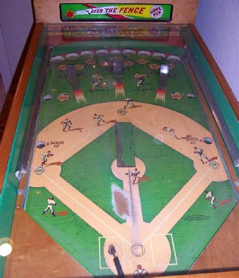 1954 Williams Major League Baseball pinball arcade game | Arcade games, Arcade game machines, Arcade