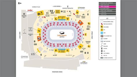 Little Caesars Arena - Location