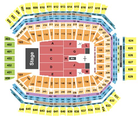 Lucas Oil Stadium, George Strait Seating Chart | Star Tickets