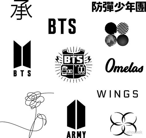 Pegatina ''BTS LOGO STICKER PACK (actualizado !!)' de lyshoseok | Bts tattoos, Logo sticker, Bts ...