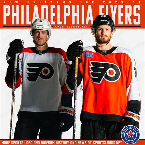 Philadelphia Flyers Unveil New Uniforms, New Orange – SportsLogos.Net News