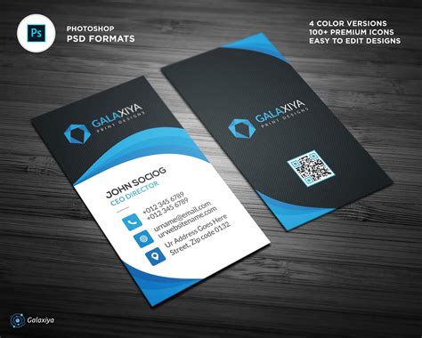 Modern Vertical Business Cards | Vertical business cards, Create ...