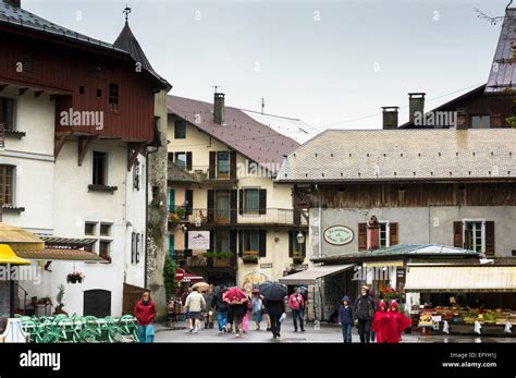 Samoens village, French Alps, France, Europe Stock Photo - Alamy