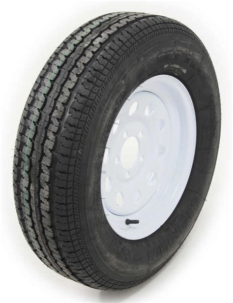 ST205/75-R15 Radial Trailer Tire with 15" Steel Mod Wheel - 5 on 4-1/2 ...