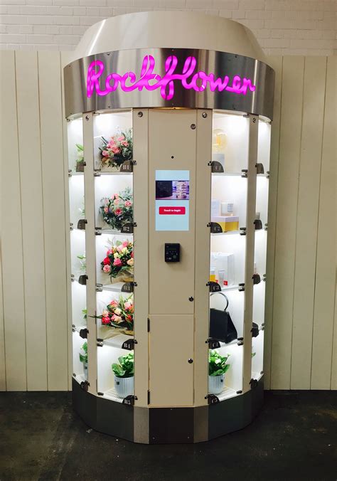 ROCKFLOWER VENDING MACHINE | anmac | Vending machine design, Vending ...