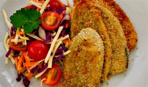 Milanesas de Berenjena Veganas [Sin Huevo]