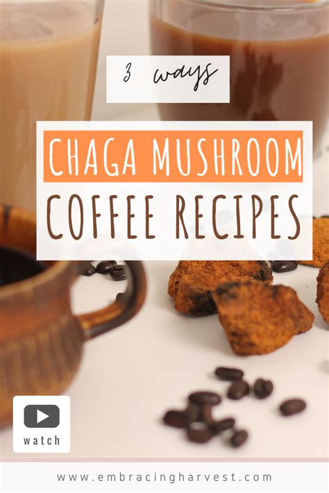 Chaga Mushroom Coffee Recipe - 3 WAYS in 2020 | Coffee recipes, Winter food, Fall recipes healthy