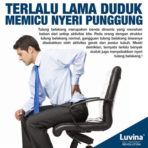 SITTING FOR TOO LONG WILL TRIGGER BACK PAIN – Luvina