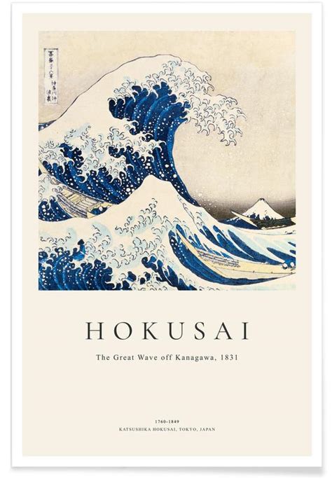 Hokusai - The Great Wave off Kanagawa Poster | JUNIQE