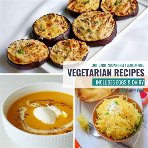 30 Incredible Low-Carb Vegetarian Recipes – Ditch The Carbs