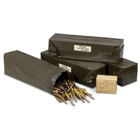 6.5 x 55 Swedish, FMJ, 139 Grain, 200 Rounds - 76933, 6.5x55 Swedish ...