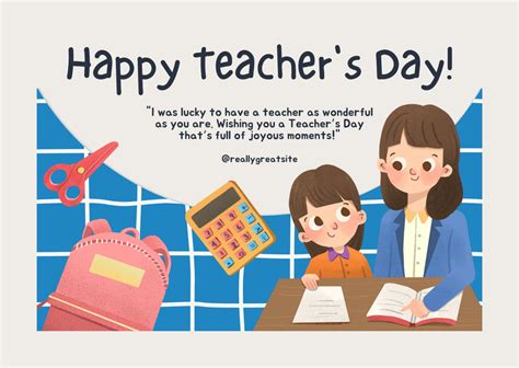 Free custom printable Teacher’s Day card templates | Canva