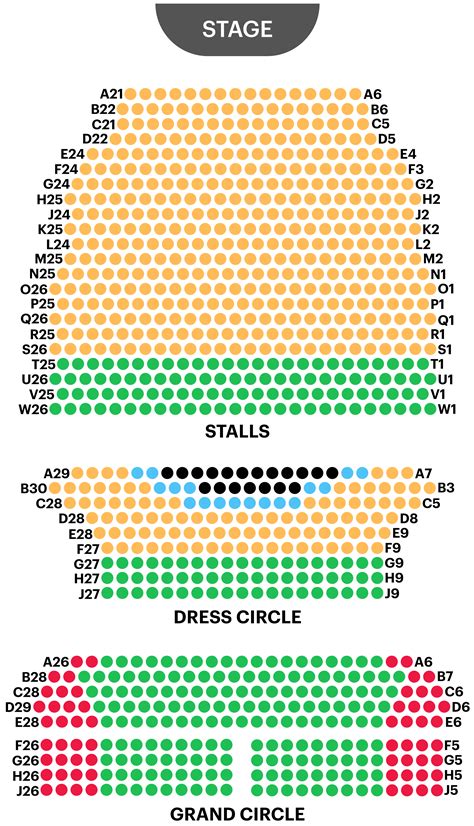 Gielgud Theatre Seating Plan | London Theatre Guide