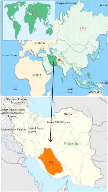 Map of Iran indicating the location of the study area in Kavar region... | Download Scientific ...