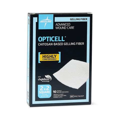 Medline Opticell Chitosan-Based Gelling Fiber Wound Dressing | Carewell