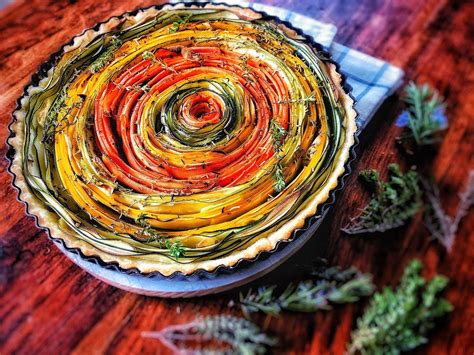 Tian Provencal Recipe a Vegetable Tart Flower - Perfectly Provence