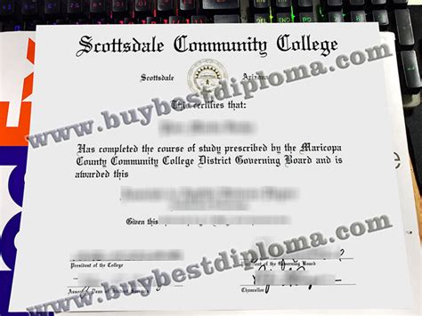 The Secrets behind Making Fake Scottsdale Community College Diploma