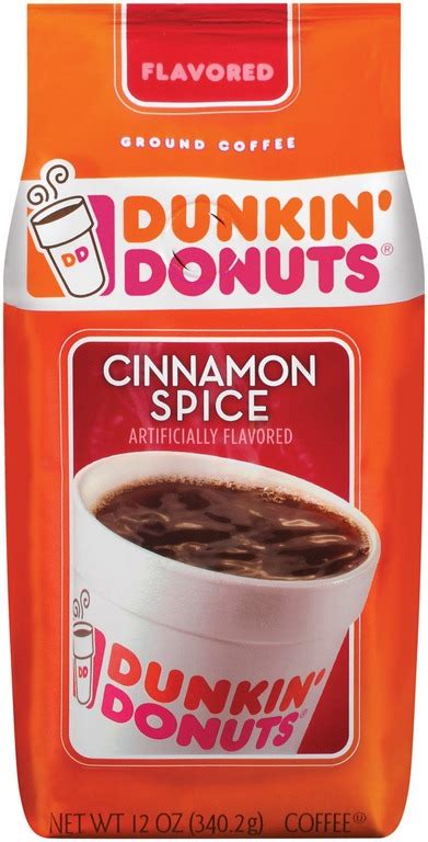 Food Junkie: Dunkin Donuts Cinnamon Spice Flavored Ground Coffee