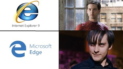 Internet Explorer vs. Microsoft Edge | Know Your Meme