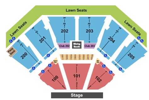 Dos Equis Pavilion Seating Chart & Maps - Dallas