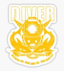 Navy Diver Stickers | Redbubble