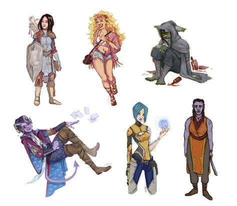 I’ll draw your character! [Art] : r/DnD