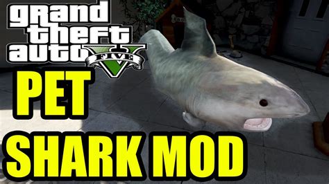 Pet Shark Mod - GTA V PC Funny Moments Gameplay HD - YouTube