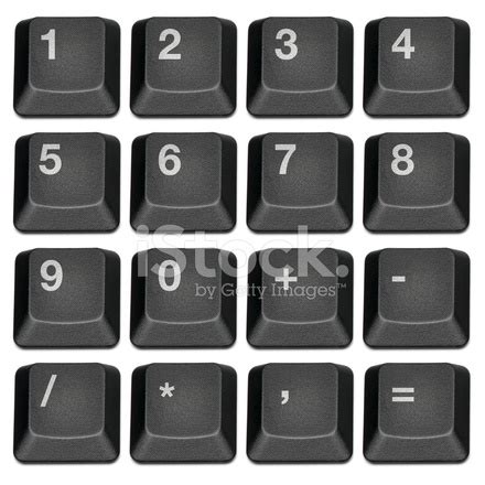 Numeric Keyboard Keys Stock Photo | Royalty-Free | FreeImages