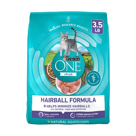 Purina ONE® +Plus Hairball Formula Adult Cat Dry Food - Chicken, High ...