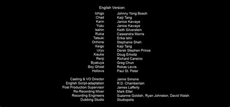 The Cast and Crew of the live action Bleach film, now English Dubbed on ...