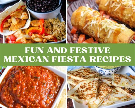 Fun and Festive Mexican Fiesta Recipes - Just A Pinch