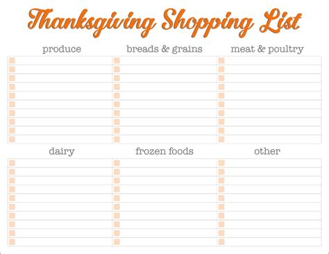 Shopping for Thanksgiving