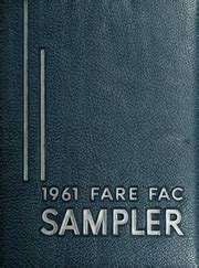 Fairfax High School - Fare Fac Sampler Yearbook (Fairfax, VA), Covers 1 - 15