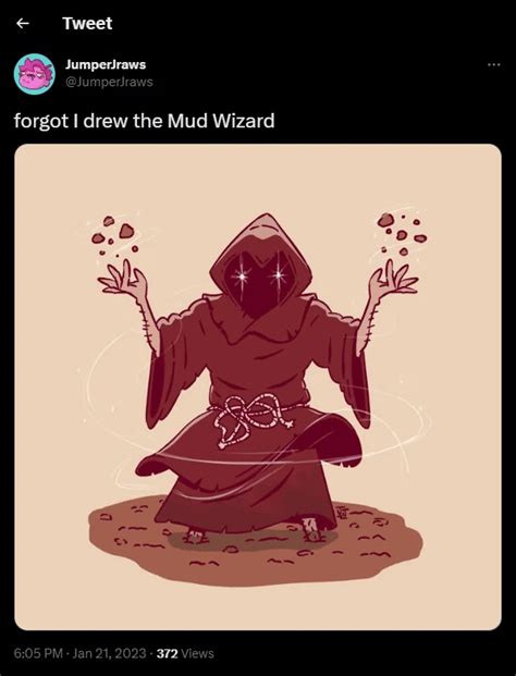 Mud Wizard Fan Art by @JumperJraws : r/mudwizardultras