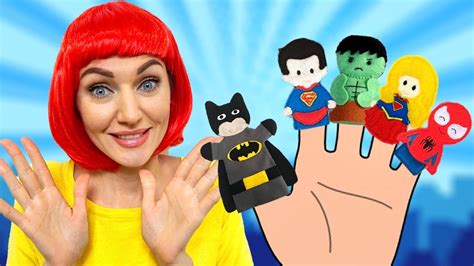 Superhero Finger Family Song | Kids Songs & Nursery Rhymes - YouTube