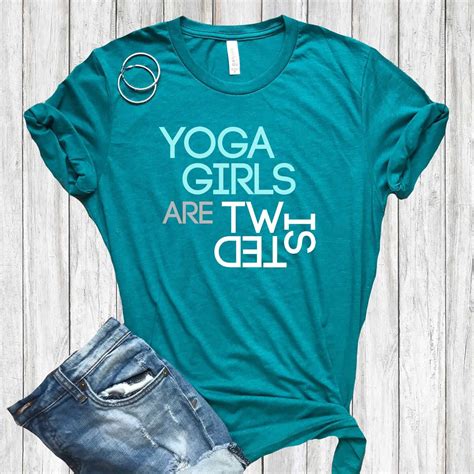 Yoga Girls Are Twisted Funny Yoga Shirts | Best Yoga Meditation Gifts ...