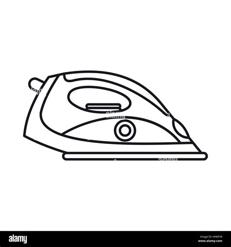 Electrical iron icon, outline style Stock Vector Image & Art - Alamy