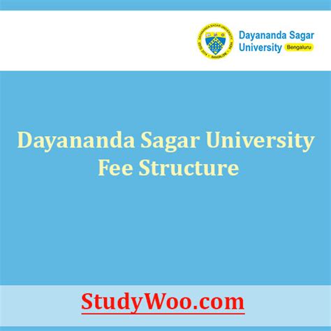 DSU Fee Structure 2022-23 | UG, PG, Courses | Dayananda Sagar University