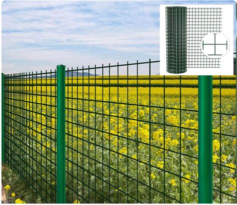 LJIANW Plastic Fencing, Barrier Fencing 1m X 30m Green Barrier Mesh PVC Layer Chicken Wire Net ...