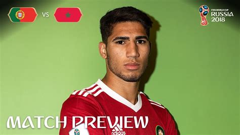 Achraf Hakimi (Morocco) - Match 19 Preview - 2018 FIFA World Cup™ - YouTube