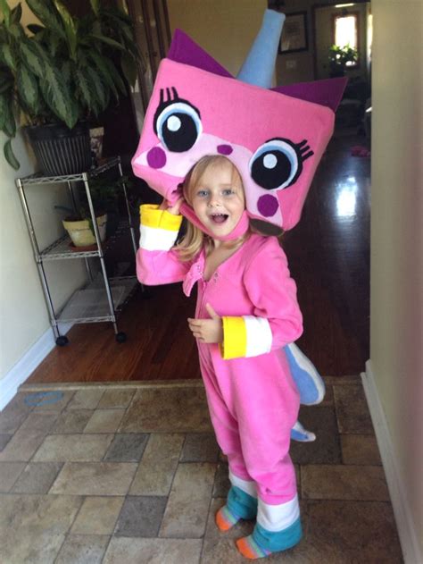 Princess Unikitty from the Lego Movie. This was the only thing she wanted to be for Halloween ...