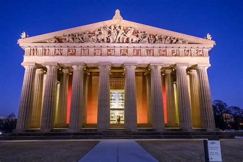 The Parthenon at Centennial Park in Nashville - View Authentic Replicas and Significant Art - Go ...