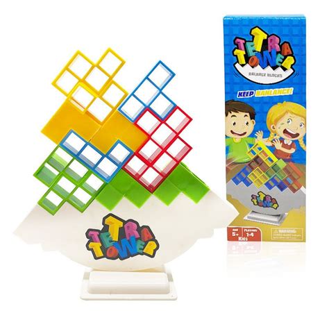 Tetra Tower Balancing tetris board game